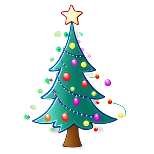 Xmas Tree Clipart Collection Png 06292024 PNG image