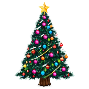 Xmas Tree Holiday Spirit PNG Otu