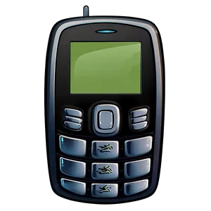 Y2k Mobile Phone Icon Png 06292024 PNG image