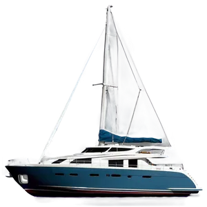 Yacht Anchored Near Island Png Kmu41 PNG image
