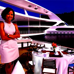 Yacht Corporate Event Setup Png 05242024 PNG image