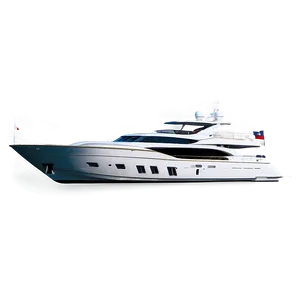 Yacht In Mediterranean Sea Png 2 PNG image