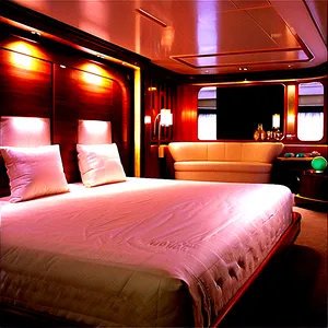 Yacht Interior Bedroom Suite Png 05242024 PNG image