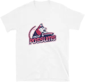 Yacht Possums T Shirt Design PNG