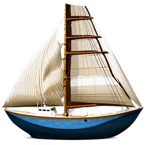 Yacht Under Full Sail Png Vbg PNG image