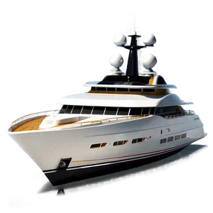 Yacht With Helipad Png 05242024 PNG image