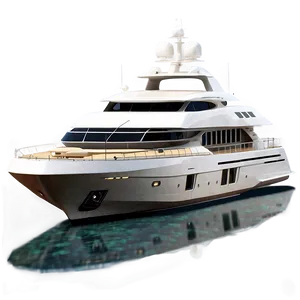 Yacht With Helipad Png 05242024 PNG image
