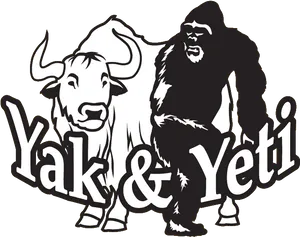 Yakand Yeti Graphic PNG image