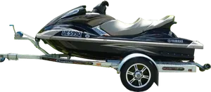 Yamaha Jet Skion Trailer PNG image