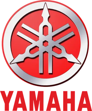 Yamaha Logo Redand White PNG image