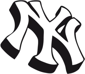 Yankees Logo Black Background PNG image