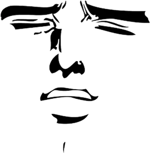 Yaranaika Face Outline PNG image