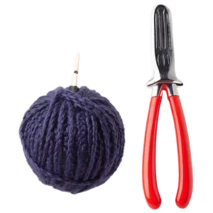 Yarn Ball And Crochet Hook Png 06212024 PNG image