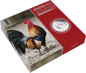 Yearofthe Rooster Coin Book PNG image