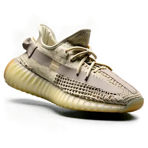 Yeezy Natural Light Shoes Png Thv68 PNG image