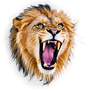 Yelling Lion Roar Png 06282024 PNG image