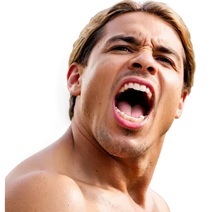 Yelling Mouth Open Png 06282024 PNG image