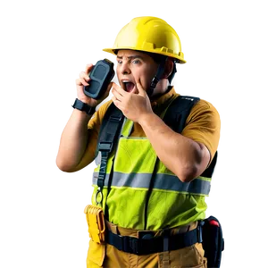 Yelling Through Walkie Talkie Png Qpj57 PNG image