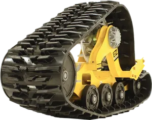 Yellow A T V Track Conversion Kit PNG