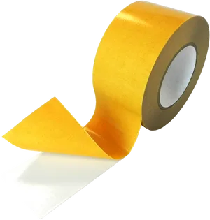 Yellow Adhesive Tape Roll PNG image