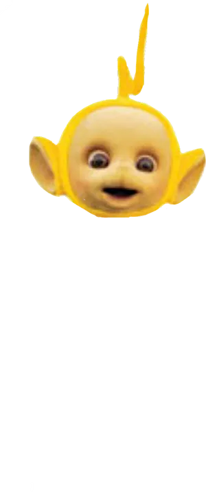 Yellow Animated Character Floating