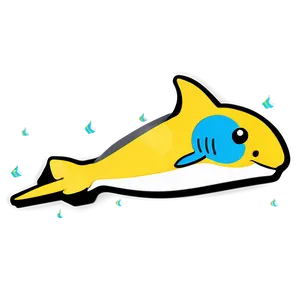 Yellow Baby Shark Mobile Wallpaper Png Nkw PNG image