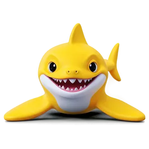 Yellow Baby Shark With Smile Png Uyt81 PNG image