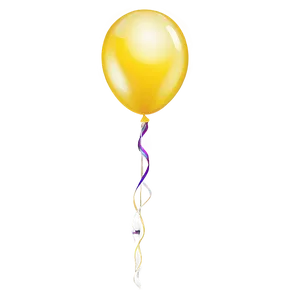 Yellow Balloon Bundle PNG 06262024