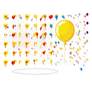 Yellow Balloon Clipart Png 06262024 PNG image