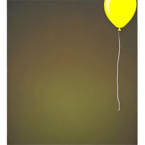 Yellow Balloon In Sky PNG Ddf
