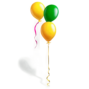 Yellow Balloon Shadow PNG Qkh PNG