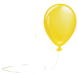 Yellow Balloon Transparent Background PNG 71 PNG