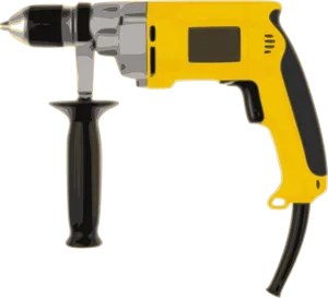 Yellow Black Electric Drill