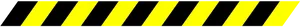 Yellow Black Striped Caution Tape PNG image
