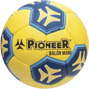 Yellow Blue Pioneer Handball PNG