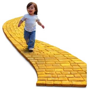 Yellow Brick Road At Twilight PNG Vrt