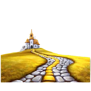 Yellow Brick Road Fantasy Landscape PNG 16 PNG