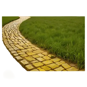 Yellow Brick Road In Moonlight PNG Eyy78