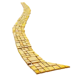 Yellow Brick Road In Moonlight PNG Gsx