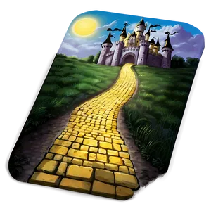 Yellow Brick Road To Fantasy Castle Png 77 PNG image