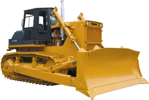 Yellow Bulldozer T Y320 PNG image