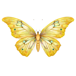 Yellow Butterflies PNG Yvi55
