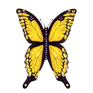 Yellow Butterfly Duo PNG 06292024