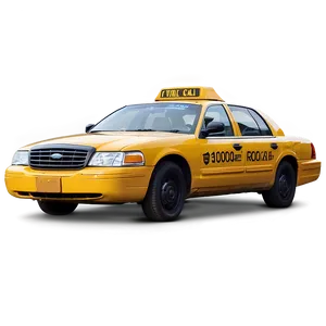 Yellow Cab Taxi Car PNG 50 PNG