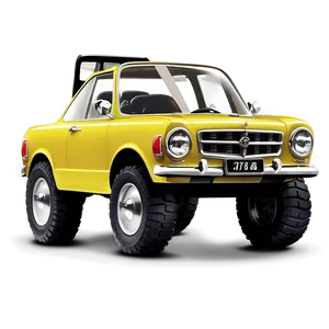 Yellow Car For Kids PNG 06292024