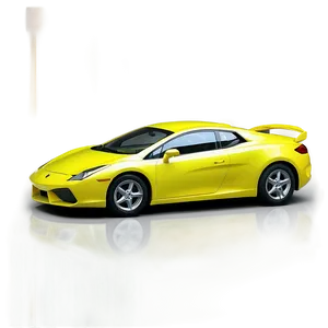 Yellow Car On Road PNG Eax PNG