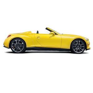 Yellow Car Side View PNG 06292024 PNG