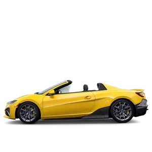 Yellow Car Side View PNG 8 PNG