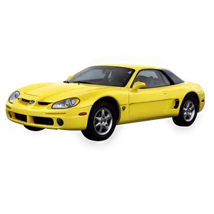 Yellow Car Silhouette PNG Car67