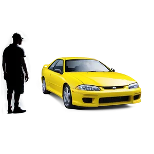 Yellow Car Silhouette PNG Xod76 PNG